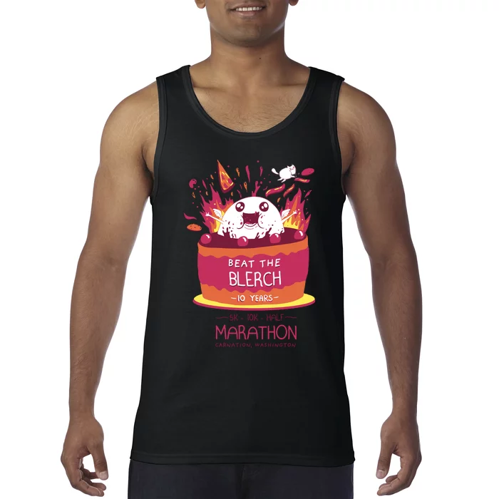 Beat The Blerch 10 Years Marathon Carnation Washington Tank Top