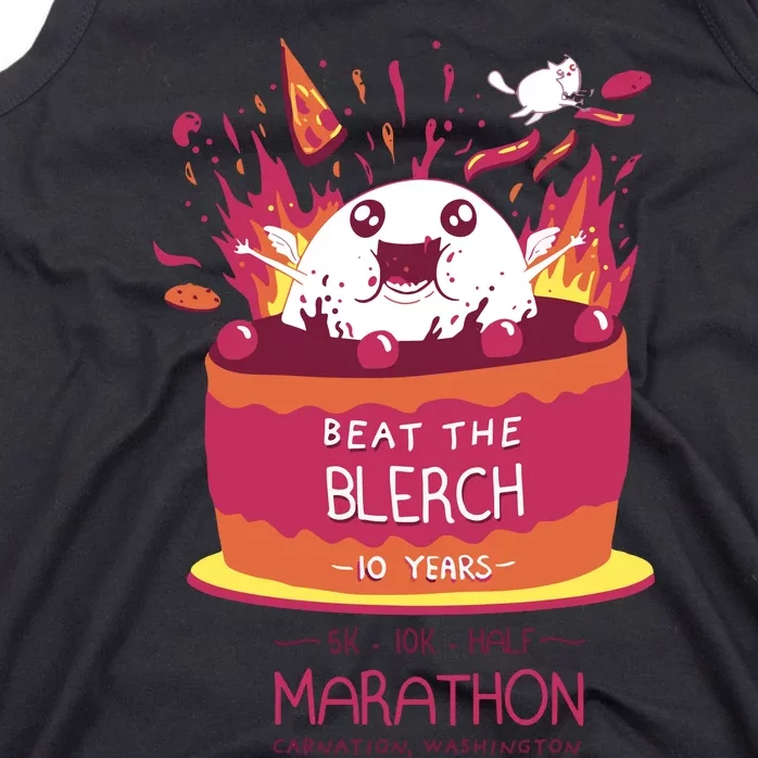 Beat The Blerch 10 Years Marathon Carnation Washington Tank Top