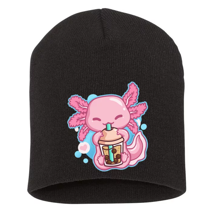 Boba Tea Bubble Tea Milk Tea Anime Axolotl Short Acrylic Beanie