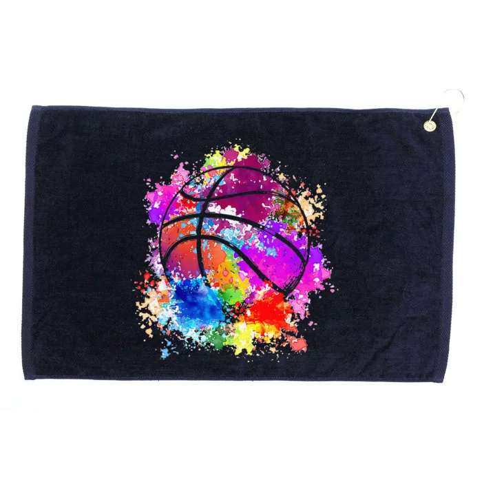 Basketball Teenagers Baller Dunking Grommeted Golf Towel