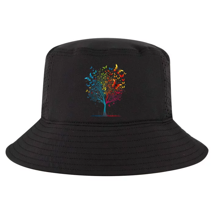 Butterfly Tree Beautiful Women Men Graphic Cool Comfort Performance Bucket Hat