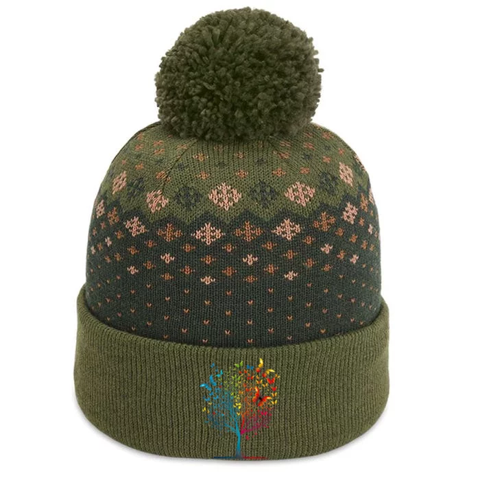 Butterfly Tree Beautiful Women Men Graphic The Baniff Cuffed Pom Beanie