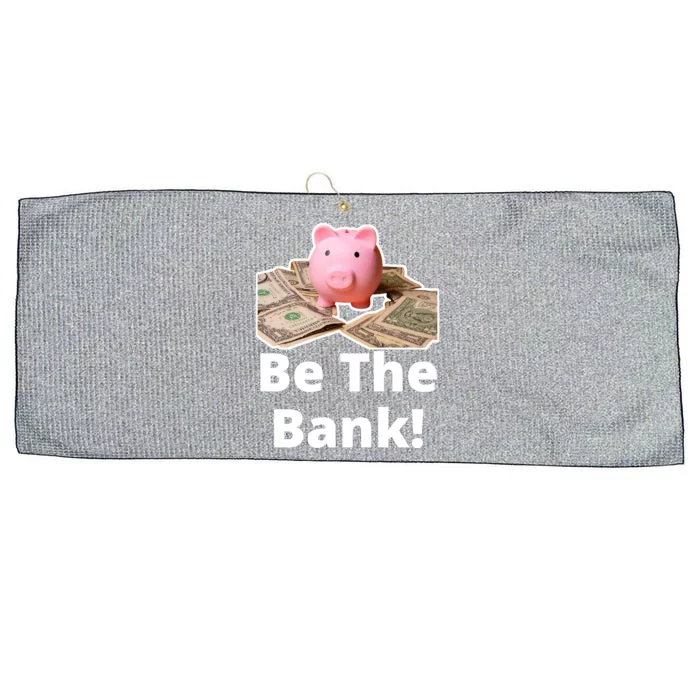 Be The Bank Piggy Bank Boost Success Wealth & Motivation Large Microfiber Waffle Golf Towel