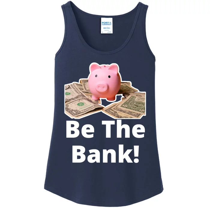 Be The Bank Piggy Bank Boost Success Wealth & Motivation Ladies Essential Tank