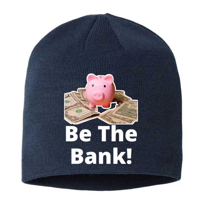 Be The Bank Piggy Bank Boost Success Wealth & Motivation 8 1/2in Sustainable Knit Beanie