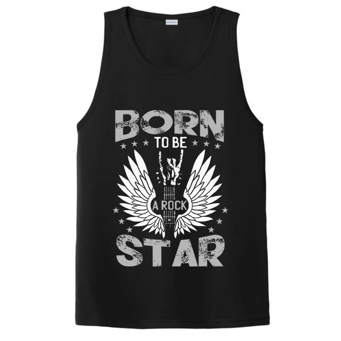 Born To Be A Rock Star Performance Tank