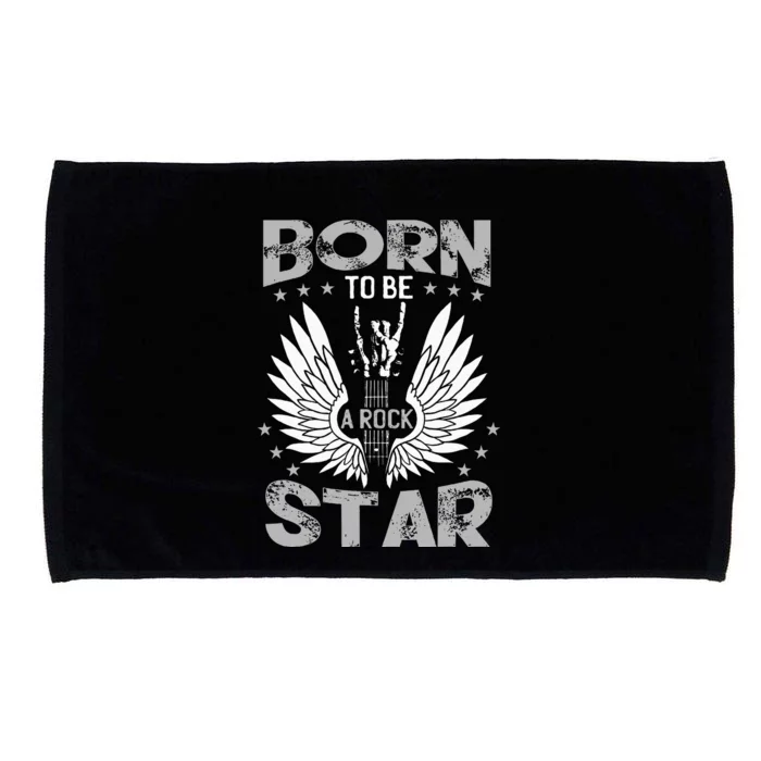 Born To Be A Rock Star Microfiber Hand Towel