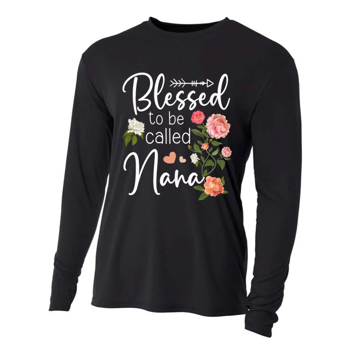 Blessed To Be Called Nana Gifts For MotherS Day Women MotherS Day Cooling Performance Long Sleeve Crew