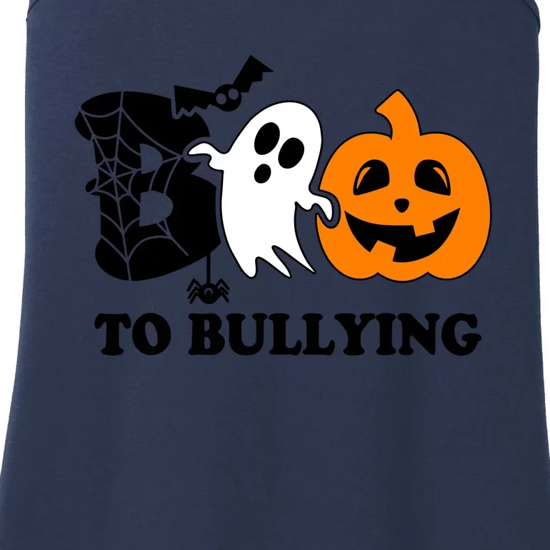 Boo To Bullying Orange Anti Bullying Unity Day Halloween Ladies Essential Tank