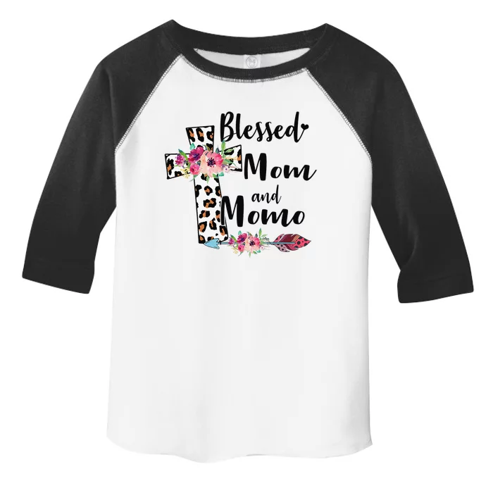 Blessed To Be Called Mom And Momo Funny Momo Gift Toddler Fine Jersey T-Shirt