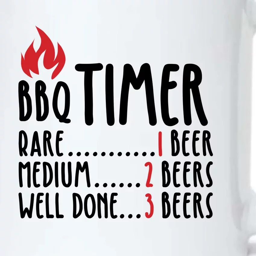 BBQ Timer Black Color Changing Mug