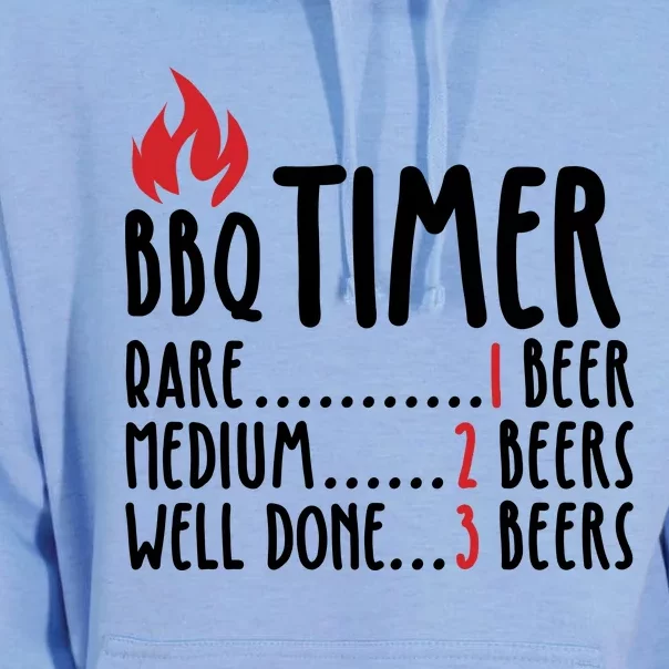 BBQ Timer Unisex Surf Hoodie