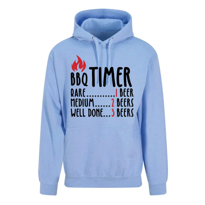 BBQ Timer Unisex Surf Hoodie