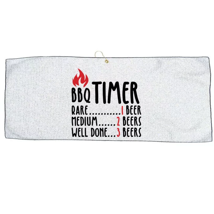 BBQ Timer Large Microfiber Waffle Golf Towel