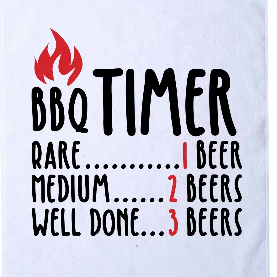 BBQ Timer Platinum Collection Golf Towel