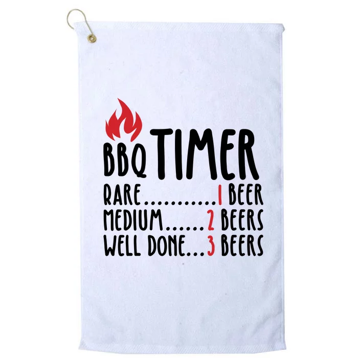 BBQ Timer Platinum Collection Golf Towel