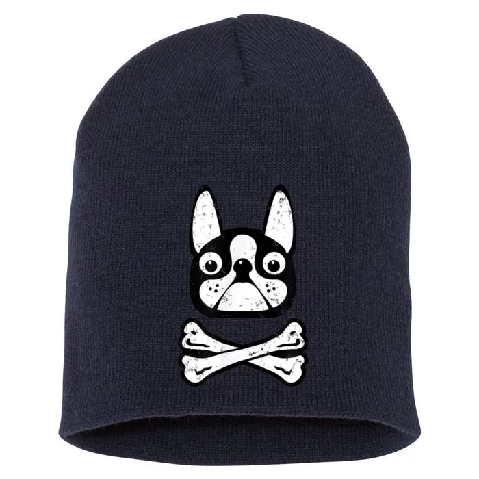 Boston Terrier Short Acrylic Beanie