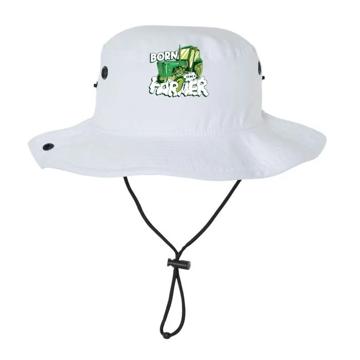 Born To Be A Farmer Tractor Farmer Meaningful Gift Legacy Cool Fit Booney Bucket Hat