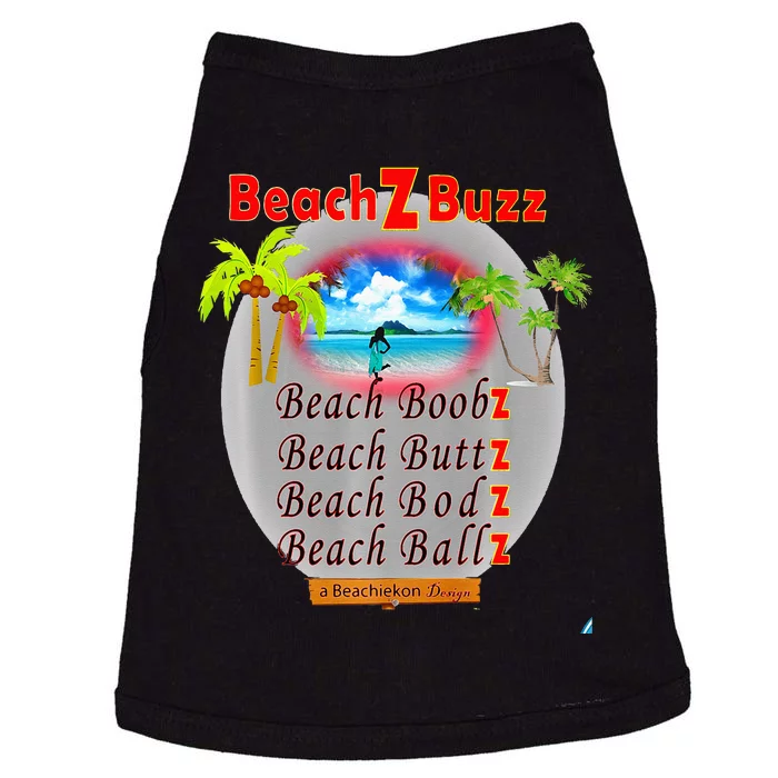 BeachiekonDesigns Teaseteetops Beach Z Buzz Doggie Tank