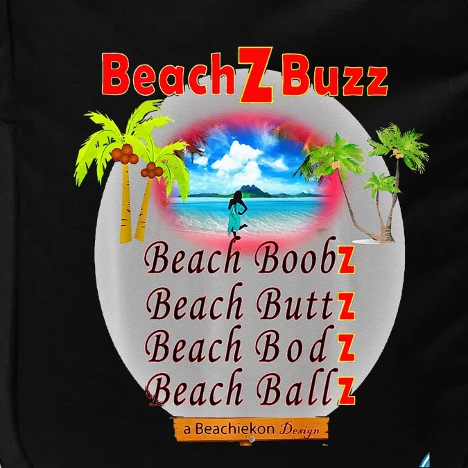 BeachiekonDesigns Teaseteetops Beach Z Buzz Impact Tech Backpack