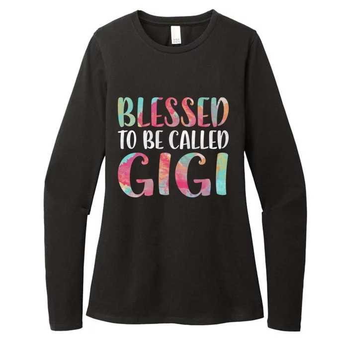 Blessed To Be Called Gigi Funny Gift Mother's Day Funny Gift Meaningful Gift Womens CVC Long Sleeve Shirt