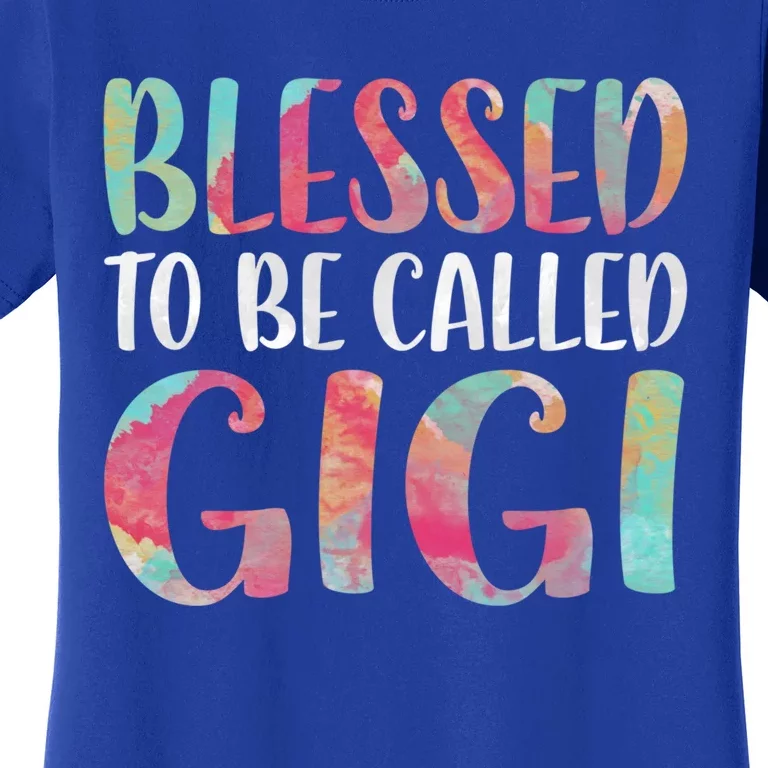 Blessed To Be Called Gigi Funny Gift Mother's Day Funny Gift Meaningful Gift Women's T-Shirt