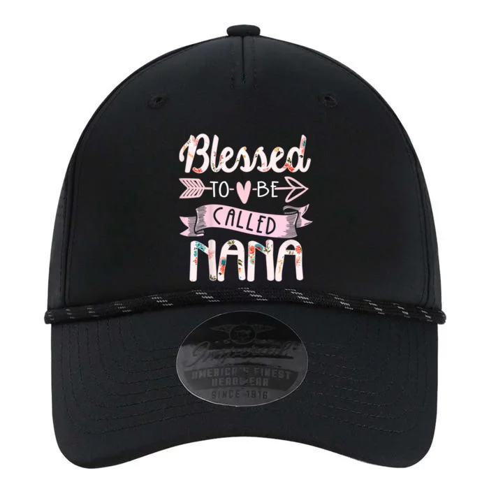 Blessed To Be Called Nana MotherS Day Grandma Women Gift Performance The Dyno Cap