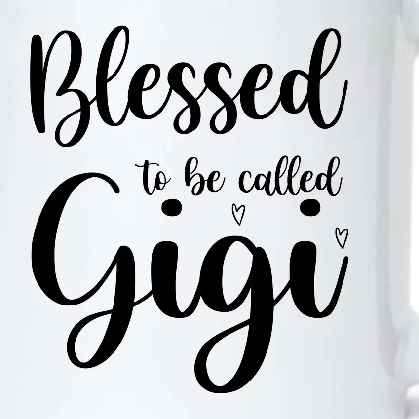 Blessed To Be Called Gigi Black Color Changing Mug