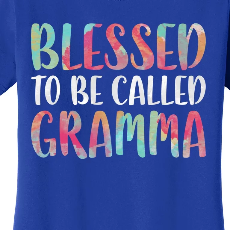 Blessed To Be Called Gramma Funny Gift Mother's Day Gift Women's T-Shirt