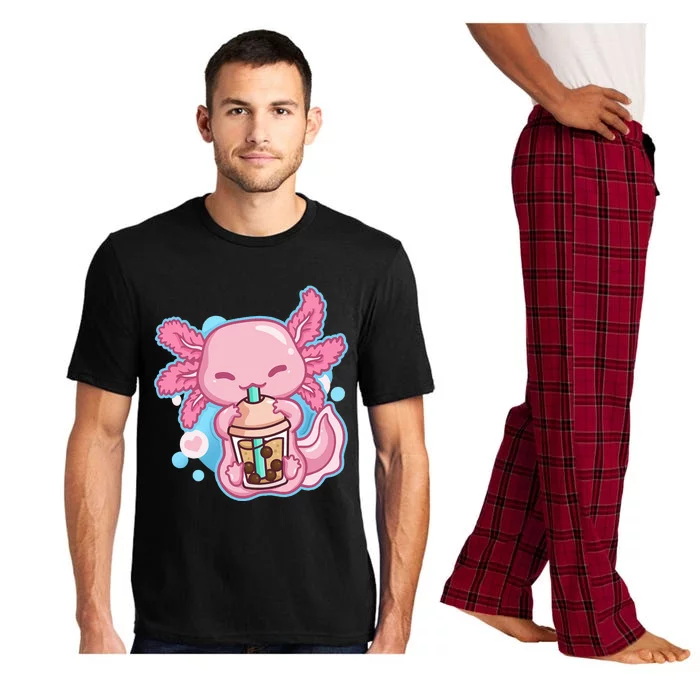 Boba Tea Bubble Tea Milk Tea Anime Axolotl Pajama Set