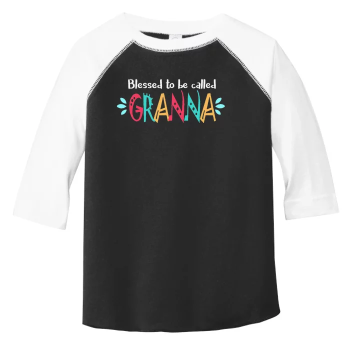 Blessed To Be Called Granna Toddler Fine Jersey T-Shirt