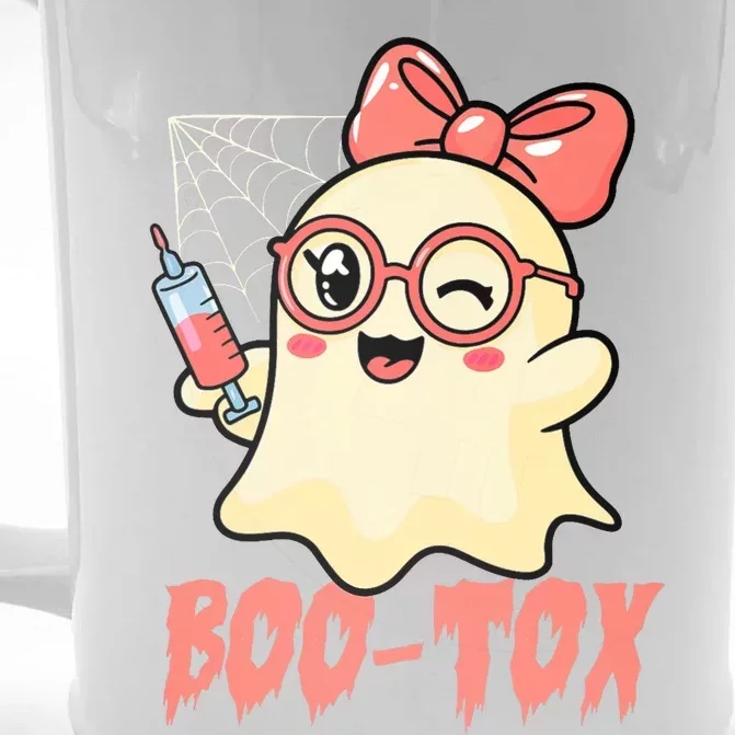 Boo Tox Boo Tox Halloween Nurse Injector Filler Botox Front & Back Beer Stein