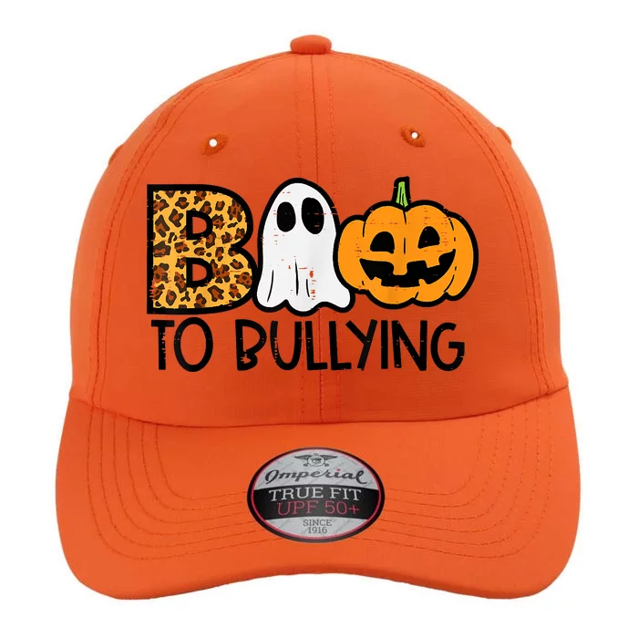 Boo To Bullying Ghost Pumpkin Orange Anti Bully Unity Day The Original Performance Cap