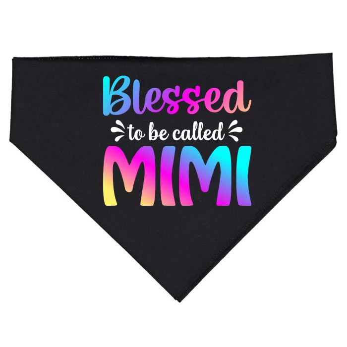 Blessed To Be Called Mimi Mother USA-Made Doggie Bandana