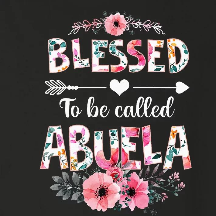 Blessed To Be Called Abuela Funny Abuela Mothers Day Toddler Long Sleeve Shirt