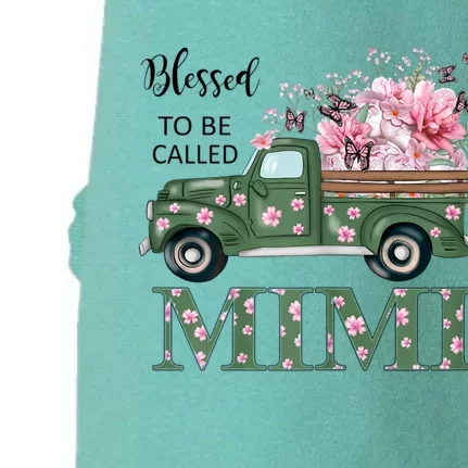 Blessed To Be Called Mimi Mother Day Birthday Christmas Mimi Doggie 3-End Fleece Hoodie