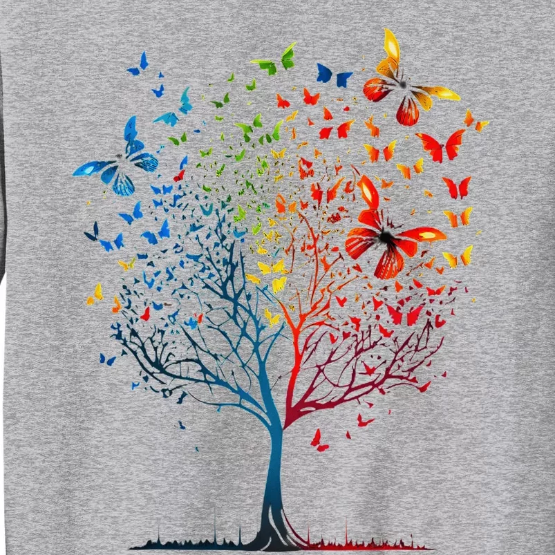 Butterfly Tree Beautiful Graphic Tall Sweatshirt