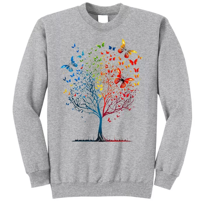 Butterfly Tree Beautiful Graphic Tall Sweatshirt