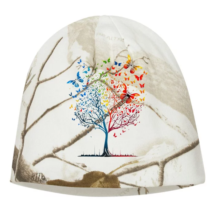 Butterfly Tree Beautiful Graphic Kati - Camo Knit Beanie