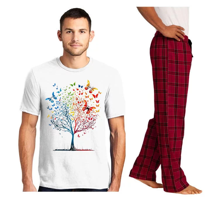 Butterfly Tree Beautiful Graphic Pajama Set