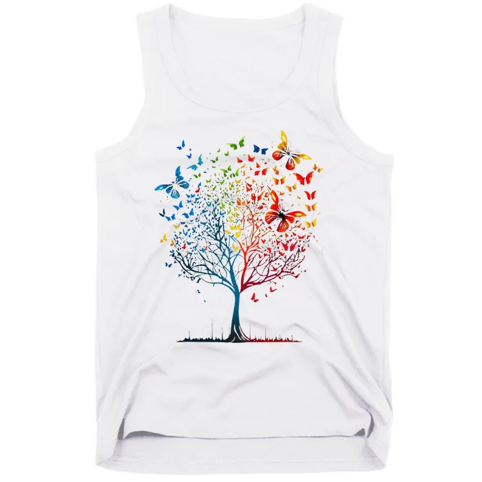 Butterfly Tree Beautiful Graphic Tank Top