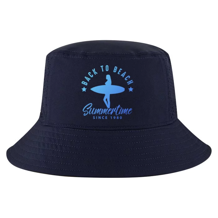 Back To Beach Summertime Surfing Gift Cool Comfort Performance Bucket Hat