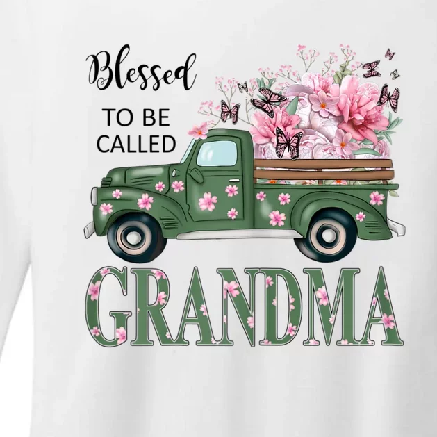 Blessed To Be Called Grandma Mother Day Birthday Christmas Womens CVC Long Sleeve Shirt