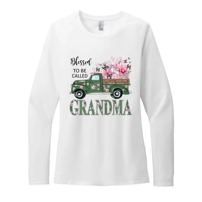 Blessed To Be Called Grandma Mother Day Birthday Christmas Womens CVC Long Sleeve Shirt