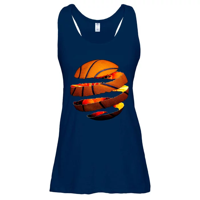 Basketball Tear Ladies Essential Flowy Tank