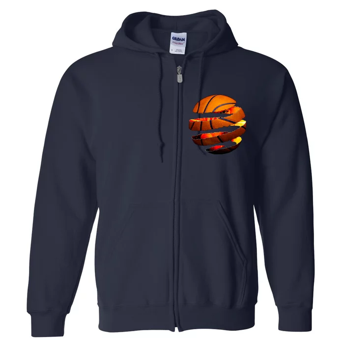 Basketball Tear Full Zip Hoodie