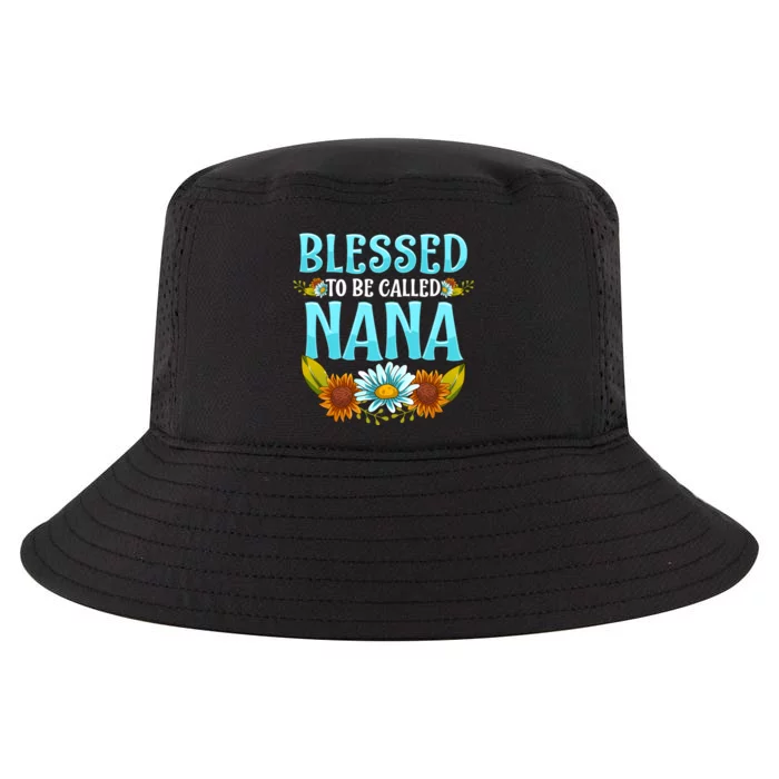 Blessed To Be Called Nana Floral Cute Mothers Day Cool Comfort Performance Bucket Hat