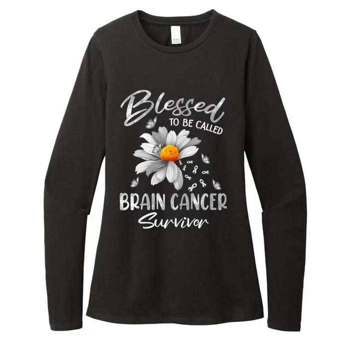 Blessed To Be Called Brain Cancer Survivor Gift Womens CVC Long Sleeve Shirt