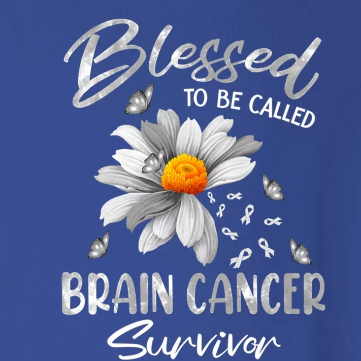 Blessed To Be Called Brain Cancer Survivor Gift Toddler Long Sleeve Shirt