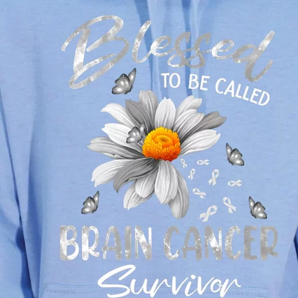 Blessed To Be Called Brain Cancer Survivor Gift Unisex Surf Hoodie